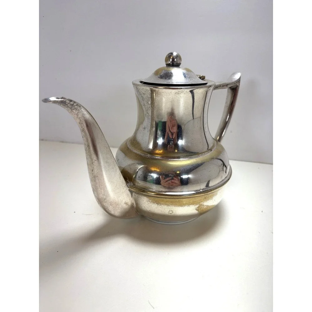 Vintage Australian Perfection Silver Plate Coffee Pot EPNS Art Deco 1960s MCM